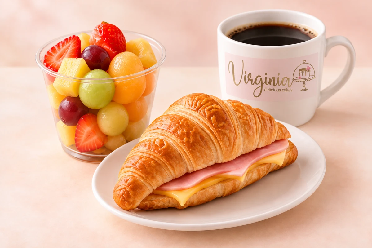 Desayuno con café y fruta, imagen de referencia